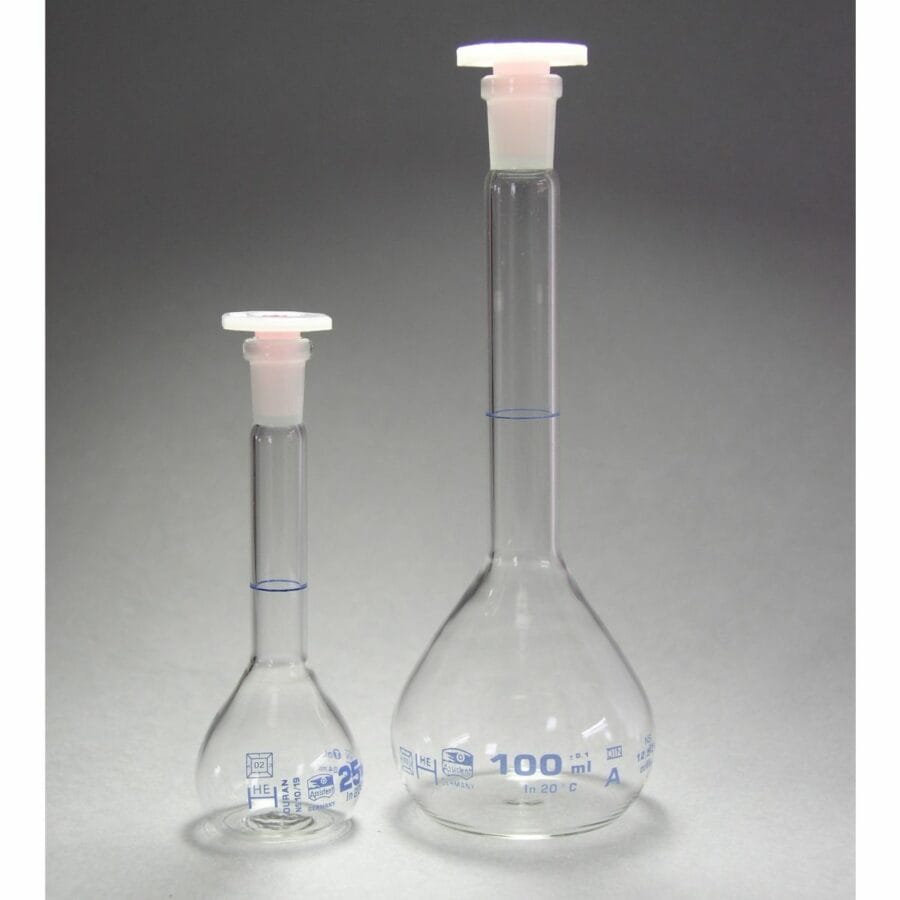 Volumetric Flask, CL. A with plastic stopper