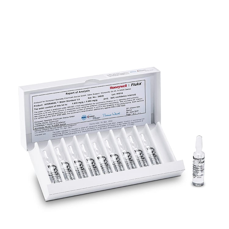 Hydranal Water Standard 1.0, 10x4ml