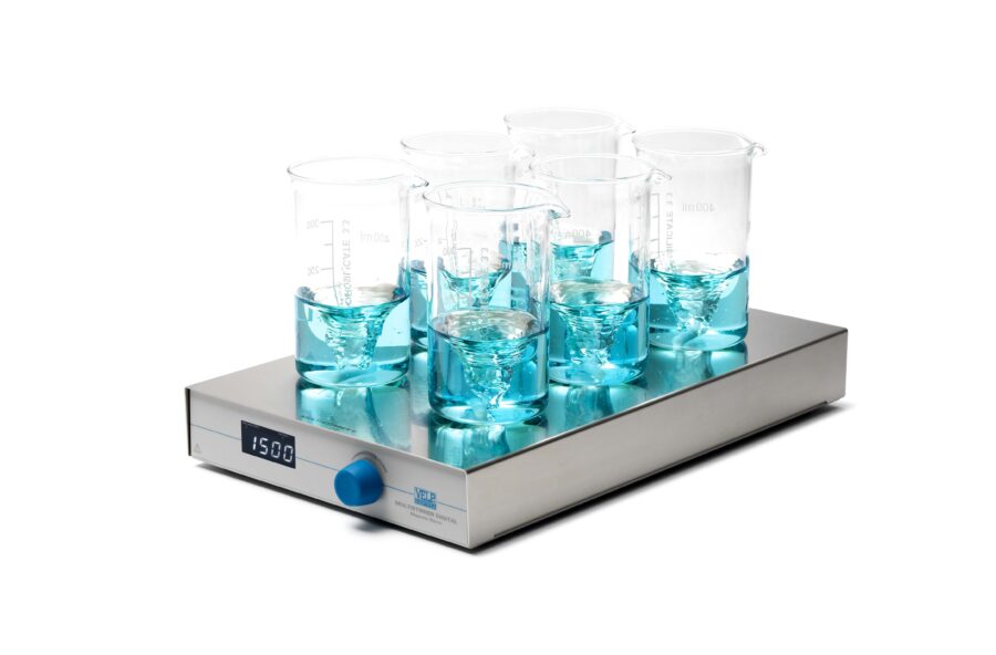 Magnetrører VELP Multistirrer 6 Digital, 6 x 400 ml/1500 rpm